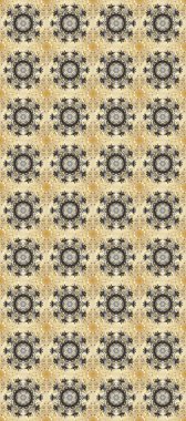 Damask seamless ornament. Traditional raster and golden pattern. Classic oriental pattern over colors.