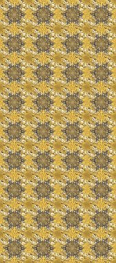 Sarı, bej ve kahverengi renklerde, altın çiçekli altın desenler. Raster geometrik arka plan. Altın rengi, kusursuz çizim. Senin tasarımın için, duvar kağıdı..