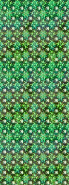 Soyut etnik raster çizim kalıbı. Arkaplan dokusu, duvar kağıdı, yeşil ve nötr renklerde çiçek teması. Kabile sanatı boho baskısı, klasik çiçek arkaplanı.