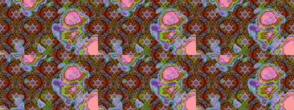 Raster illüstrasyonu. Patlayan çiçekler soyut olarak yerleştirilmiş. Kahverengi renklerde bahar çiçekleri. Raster deseni.