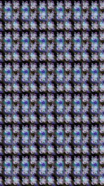 Halk tarzı. Moda baskıları için zarif bir şablon. Parlak renkli çiçekleri ve mavi yaprakları olan harika bir çiçek deseni. Modern çiçek arkaplanı.