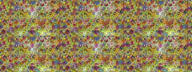 Raster - stok. Yeşil ve nötr çiçekli kusursuz desen, suluboya çiçek deseni, şirin çiçek, duvar kağıdı, kart veya kumaş için fayanslı.