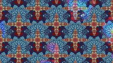 Raster illüstrasyonu. El çizimi. Çiçekli, yapraklı, çiçek desenli çizim..