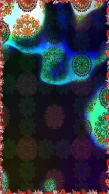 Kartlar, davetiyeler, tarih kartları ve daha fazlası için kullanılabilir. Tatlı suluboya, dikişsiz çiçek deseni. Büyük bir suluboya çiçek seti..