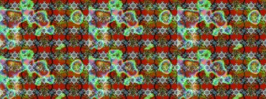 Çiçek deseni. Raster güzel kumaş deseni çiziyor. Renkli Bahar Teması eskiz kalıbı. Düz Çiçek Elementleri Tasarımı.