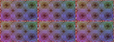 Raster illüstrasyonu. Kahverengi ve mor renkli güzel tekstil. Çiçeklerle suluboya desenleri.