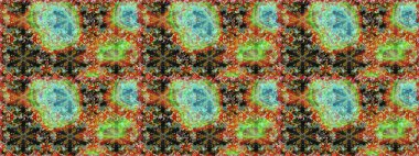 Damask arkaplanı tekerrür ediyor. Antika altın tekrarlanabilir duvar kağıdı. Barok tarzında altın çiçek süsü. Kahverengi renklerde altın element.