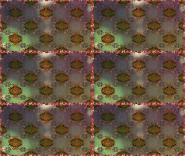 Raster desen. Fantezi kumaş deseni. Çiçekler, suluboya ile sorunsuz çiçek desenli.