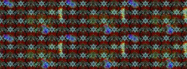 Çiçeksel fantezi tasarımı ve parlak bir arka plan çizimi. Renkli Bahar Teması eskiz kalıbı. Düz Çiçek Elementleri Tasarımı.