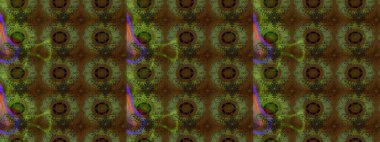 Çiçek çelengi. Güzel, parlak, pürüzsüz kumaş, tuval. Eski moda arka plan. Raster illüstrasyonu. Desen, çizim, çiçek sınırı. Kıvırcık, parlak örgü.