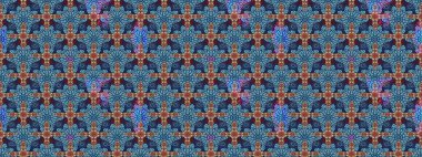 Çiçekli yaz çiçekleri. Küçük çiçekte güzel bir desen. Küçük renkli çiçekler. Moda baskıları için zarif bir şablon. Motley illüstrasyonu. Çizim.