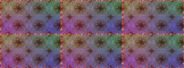 Çiçekli zambaklar kusursuz bir arka plan. Çiçek tasarımı için inanılmaz bir kolaj cenneti tarzı. Parlak çiçekli kolaj çiçekleri kahverengi ve mor.