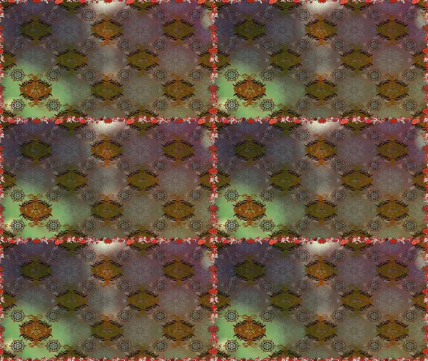 Raster desen. Fantezi kumaş deseni. Çiçekler, suluboya ile sorunsuz çiçek desenli.