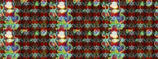 Raster illüstrasyonundaki çiçek desenli çizim. Kırmızı ve kahverengi renkte çiçekler.