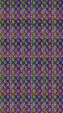 Düz Çiçek Elementleri Tasarımı. Sevimli çiçek raster deseni. Gri ve kahverengi renkli çiçekler. Renkli Yaz Temalı Kusursuz Arkaplan.