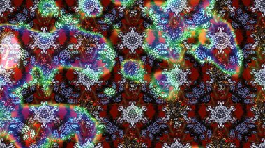 Kahverengi ve gri renkli çiçekler. Bahar mevsimi. Tatil havası. Raster güzel bir çiçek deseni çizmiş. Nazik romantik baskı.