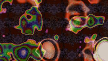 Küçük renkli çiçekler. Moda baskıları için zarif bir şablon. Küçük çiçekte güzel bir desen. Robot resim. Motley illüstrasyonu. Çiçekli yaz çiçekleri.