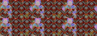 Raster illüstrasyonu. Güzel kumaş deseni. Bahar çiçekli güzel bir çiçek deseni..