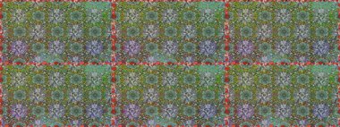 Raster deseni. Karalama çiçekleri kusursuz desen. Yeşil ve nötr el çizimi desen. Sanat ilham verici ve nötr stil çiçekler ve arkaplan bırakır.