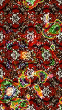 Sketch pattern with fantasy flowers, natural wallpaper, floral decoration curl illustration. Home decor. Paisley print hand drawn elements.