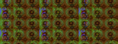 Kahverengi ve yeşil lale çiçekli Raster eskiz deseni. Doğal kozmetik ürünleri, parfüm, çiçekçi dükkanı için bahar ihalesi tasarımı. Karşılama ya da düğün geçmişi olarak kullanılabilir. Paket kağıdı için en iyisi..