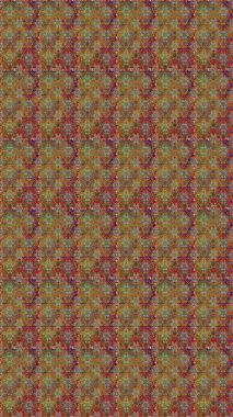 Küçük çiçekteki sevimli çiçek deseni. Raster illüstrasyonu. Kahverengi renkte çiçekler.