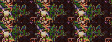 Eskiz modeli etnik tasarım. Çiçekleri, deniz kabukları, mandalaları ve suluboya efektleriyle donanma geçmişi. Yatak çarşafları, ceket, paket tasarımı, kumaş ve moda kavramları için tekstil baskısı.