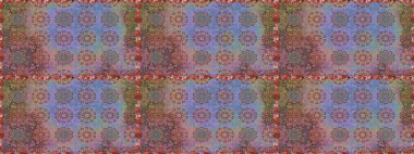 Parlak renkli çiçekleri ve kahverengi ve nötr renklerde yaprakları olan şaşırtıcı, pürüzsüz çiçek deseni. Modern çiçek arkaplanı. Halk tarzı. Moda baskıları için zarif bir şablon.