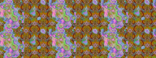 Elle çizilmiş sonbahar çiçeği deseni. Renkli yeşil ve kahverengi çizim kalıpları. Doodle tarzı. Tekstil ve kapak tasarımı için mükemmel. Yeşil ve kahverengi renkte çiçekler.