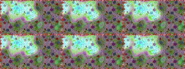 Çiçekler yeşilde ve suluboya stilinde nötr renklerde. Yeşil ve nötr renklerde çiçeklerle kusursuz çiçek deseni.