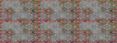 Nazik, narin çiçek arkaplanı. Çiçekli karalama şeklinde Raster çiçek deseni. Gri ve kahverengi renkte çiçekler.