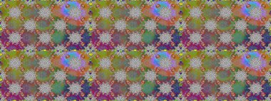 Gri ve kahverengi renklerde güzel çiçekler ve yapraklarla kusursuz desen, suluboya çiçek deseni, duvar kağıdı, kart ya da kumaş için fayanslı. Raster illüstrasyonu.