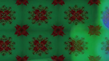 Renkli unsurlarla hareketli arka plan görüntüleri. Çiçekler. Eski model. Bayrak tarzı. Video kaydı. Şablon. Döngü. Kusursuz.. 