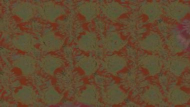 Renkli unsurlarla hareketli arka plan görüntüleri. Çiçekler. Eski model. Bayrak tarzı. Video kaydı. Şablon. Döngü. Kusursuz.. 