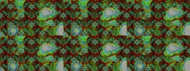 Yeşil renkli çiçekler. Küçük çiçekte sevimli çiçek deseni var..