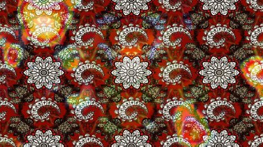 Raster suluboya çiçek deseni, narin çiçekler, kahverengi ve kırmızı çiçekler, tebrik kartı şablonu. Raster Güzel kumaş deseni.