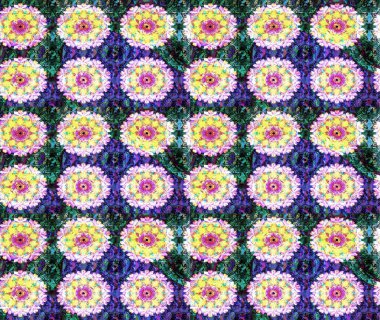 Çiçek desenli eskiz, yaz çiçekleri. Tarafsız renklerde çiçekler. Düz Çiçek Elementleri Tasarımı. Renkli Bahar Teması çizim şablonu.