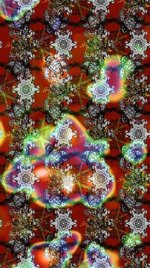 Çiçekler suluboya tarzında kahverengi ve gri renklerde. Raster illüstrasyonunda çiçek deseni çizimi.