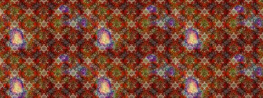 Çiçekler suluboya eskiz deseni. Raster Stili kumaş deseni.