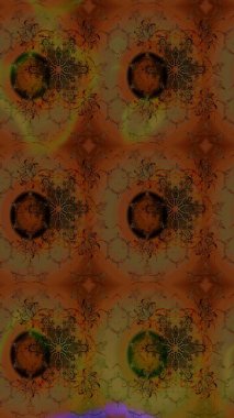 Modern çiçek arkaplanı. Halk tarzı. Parlak renkli çiçekleri ve kahverengi ve gri renkte yaprakları olan harika bir çiçek deseni. Moda baskıları için zarif bir şablon.