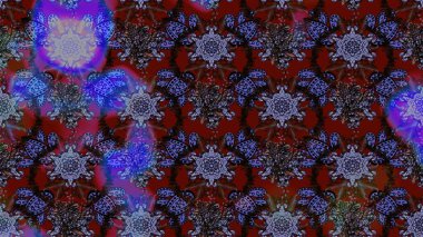 Sevimli çiçek raster deseni. Renkli Bahar Teması eskiz kalıbı. Düz Çiçek Elementleri Tasarımı. Renkli çiçekler.