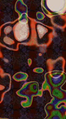 Küçük çiçekli şirin bir desen. Çiçek ve yapraklı çiçek deseni. Raster illüstrasyonu.