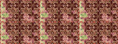 Kahverengi renklerde, altın elementli, pürüzsüz bir desen. Şam tasarım için kusursuz desen.