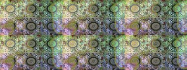 Tarafsız renklerde, altın elementlerle kusursuz desen. Kusursuz altın desen. Raster doğulu süsü.