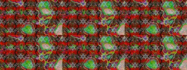 Raster güzel kumaş deseni çiziyor. Düz Çiçek Elementleri Tasarımı. Çiçek deseni. Renkli Bahar Teması çizim şablonu.