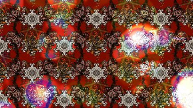 Kahverengi ve kırmızı renkte çiçekler. Küçük çiçekte sevimli çiçek deseni var..