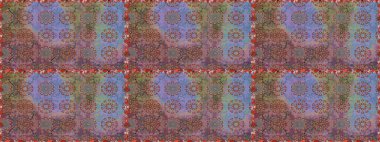 Raster illüstrasyonu. Çiçekli güzel suluboya desen. Kahverengi ve nötr renklerde.