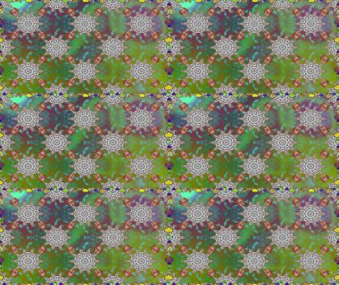 Parlak renkli çiçekleri ve yeşil ve gri renkte yaprakları olan şaşırtıcı, pürüzsüz çiçek deseni. Modern çiçek arkaplanı. Halk tarzı. Moda baskıları için zarif bir şablon.