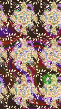 Tekstil, kumaş, kapaklar, duvar kağıtları, baskı, naylon, koleksiyon defteri, örgü, dekupaj için güzel bir eskiz. Küçük bej rengi, çiçekli oldukça eski bir bez çanta deseni. Millefleurlar.