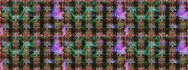 Raster illustration. Seamless floral pattern in folk style with flowers, leaves. Hand drawn.